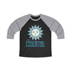 I'M ESSENTIAL Unisex Tri-Blend 3/4 Raglan Tee